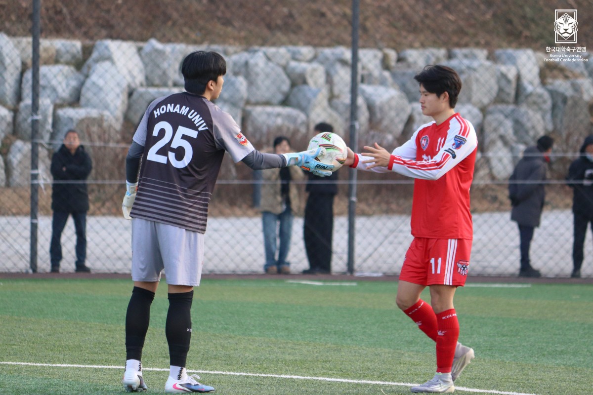 제22회 1,2학년대학축구대회 16강 호남대-용인대 16
