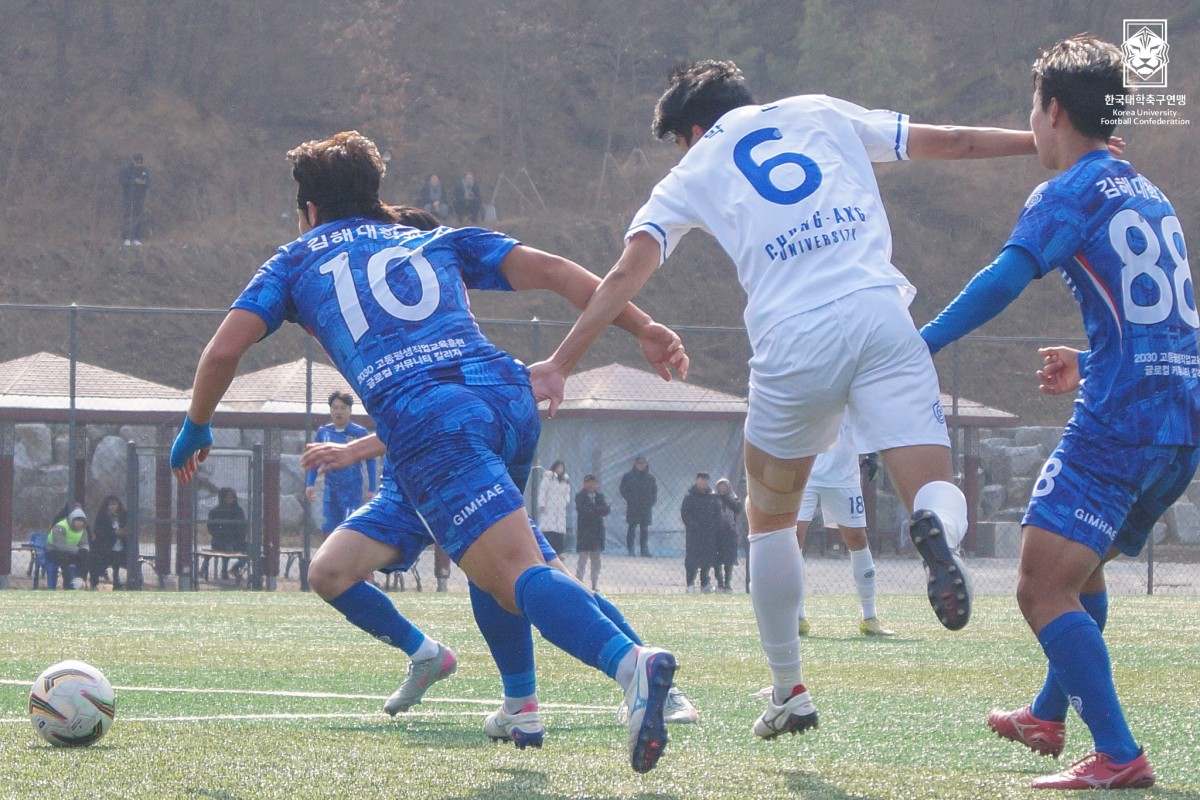 제22회 1,2학년대학축구대회 8강 김해대-중앙대 13