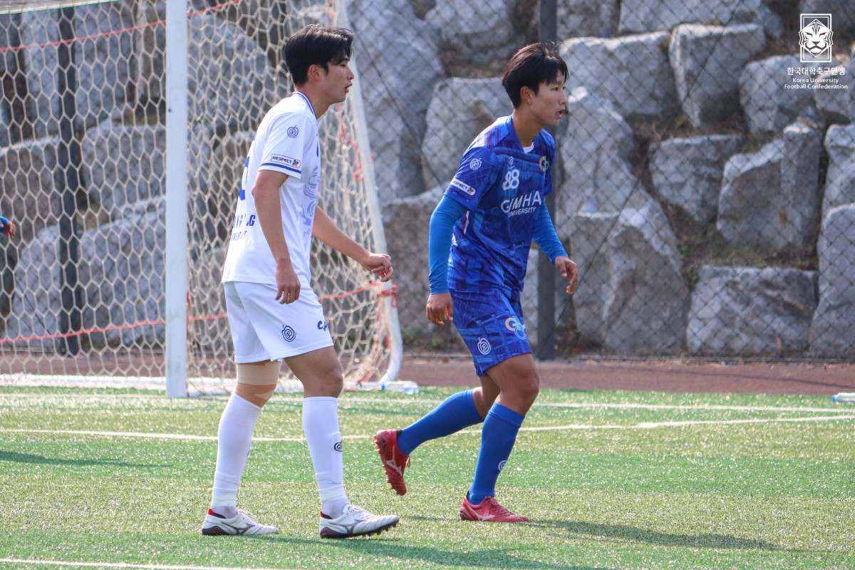 제22회 1,2학년대학축구대회 8강 김해대-중앙대 17