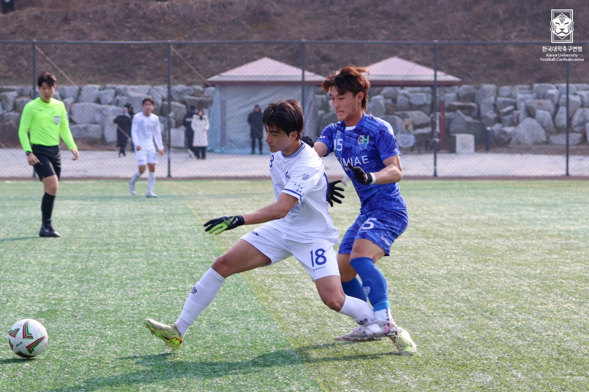 제22회 1,2학년대학축구대회 8강 김해대-중앙대 22