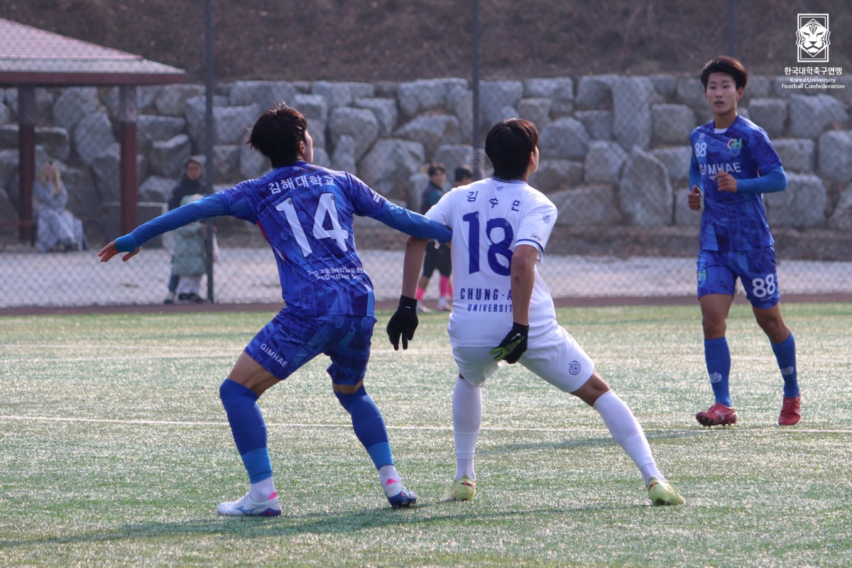 제22회 1,2학년대학축구대회 8강 김해대-중앙대 31