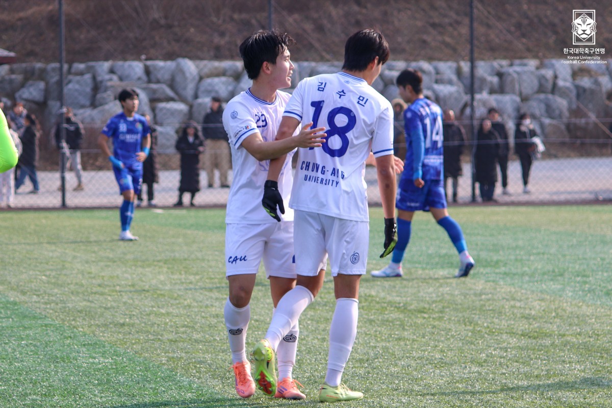 제22회 1,2학년대학축구대회 8강 김해대-중앙대 34