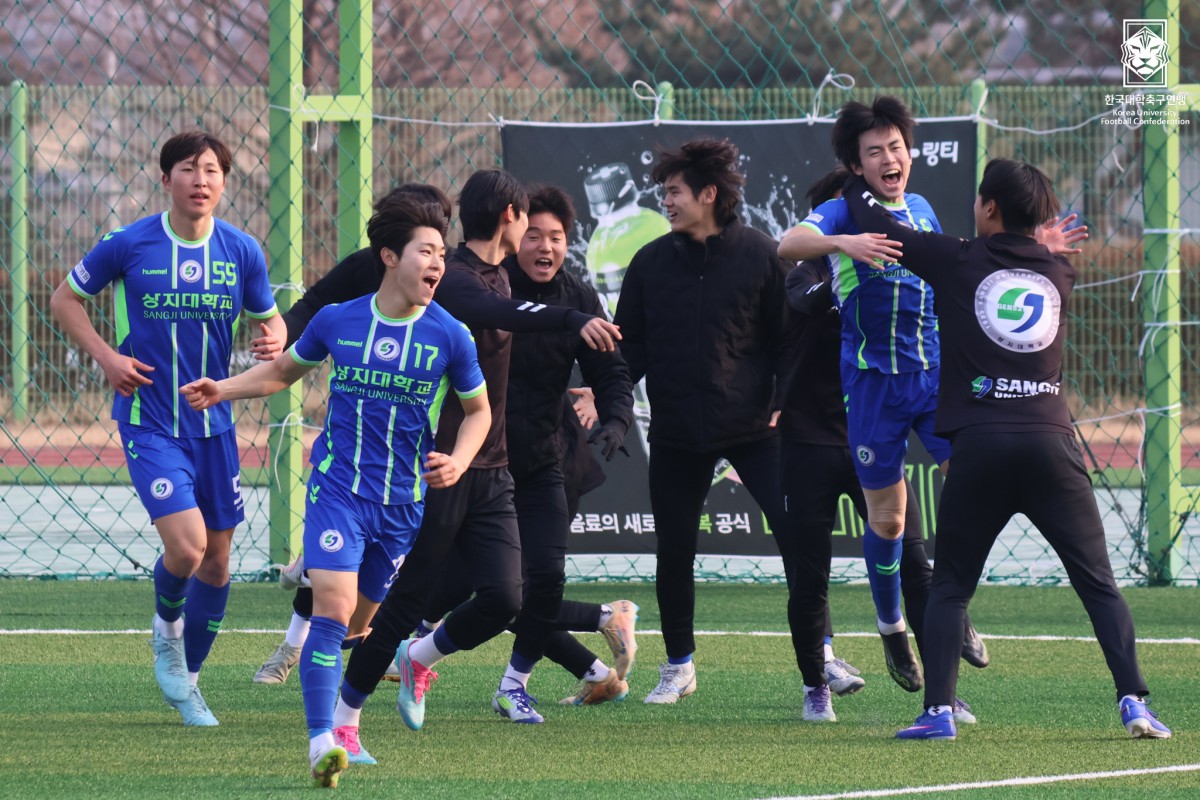 제22회 1,2학년대학축구대회 8강 송호대-상지대 12
