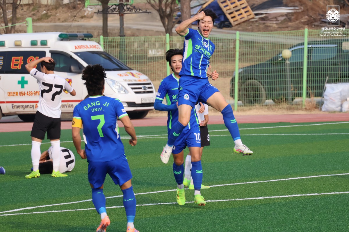 제22회 1,2학년대학축구대회 8강 송호대-상지대 24