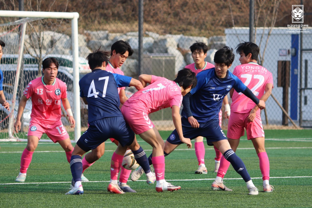 제22회 1,2학년대학축구대회 8강 동원대-용인대 20