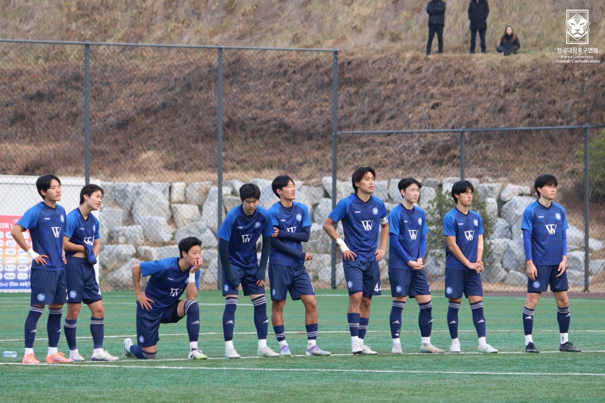 제22회 1,2학년대학축구대회 8강 동원대-용인대 33