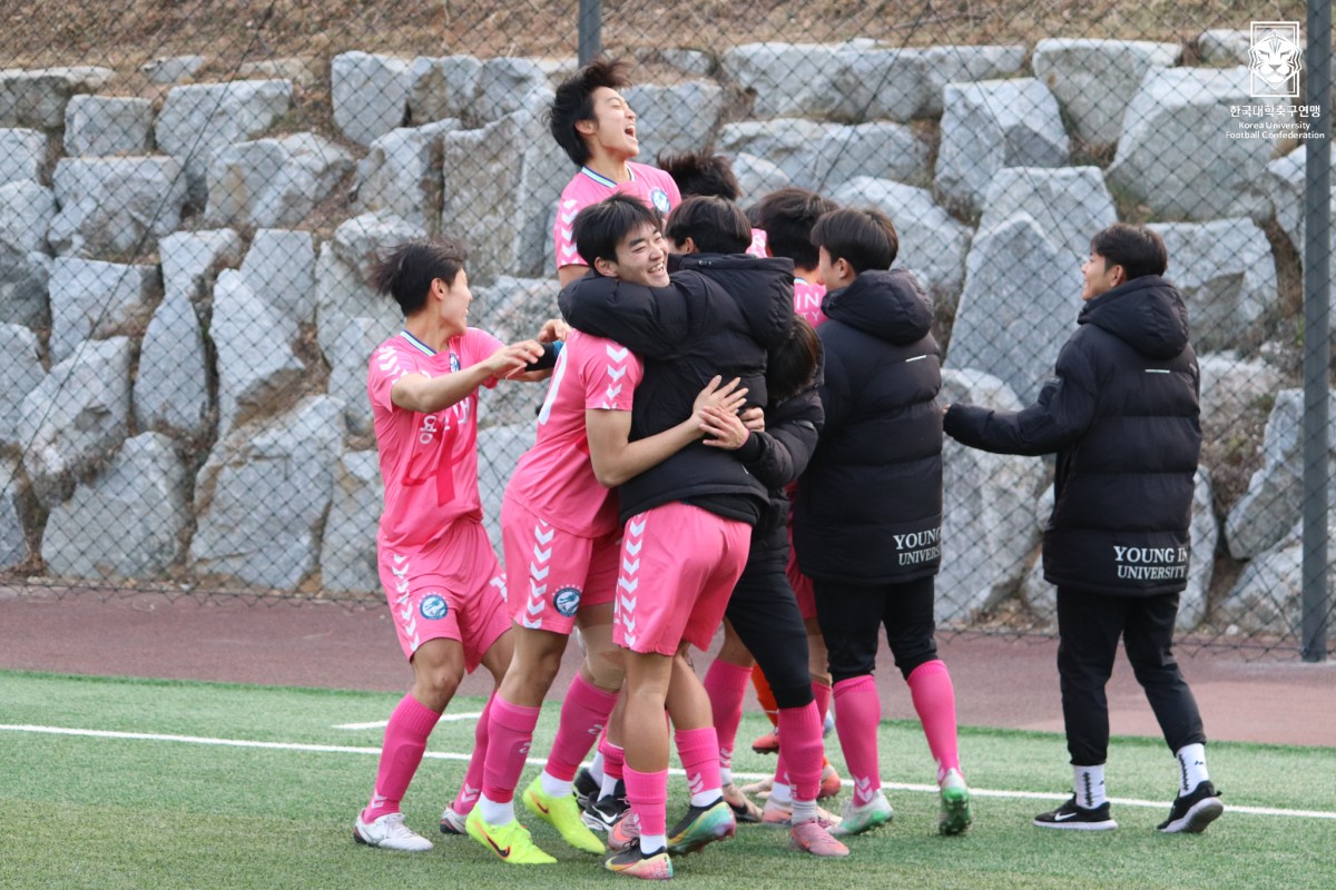 제22회 1,2학년대학축구대회 8강 동원대-용인대 34