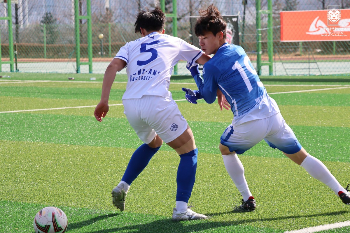 제22회 1,2학년대학축구대회 4강 단국대-중앙대 9