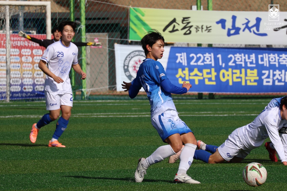 제22회 1,2학년대학축구대회 4강 단국대-중앙대 12