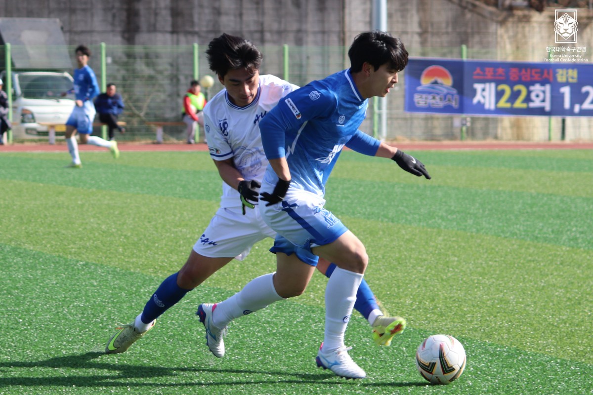 제22회 1,2학년대학축구대회 4강 단국대-중앙대 17