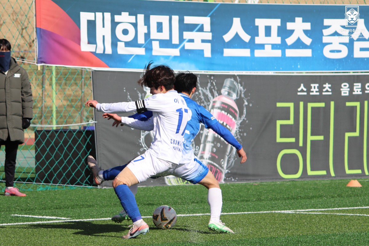 제22회 1,2학년대학축구대회 4강 단국대-중앙대 20