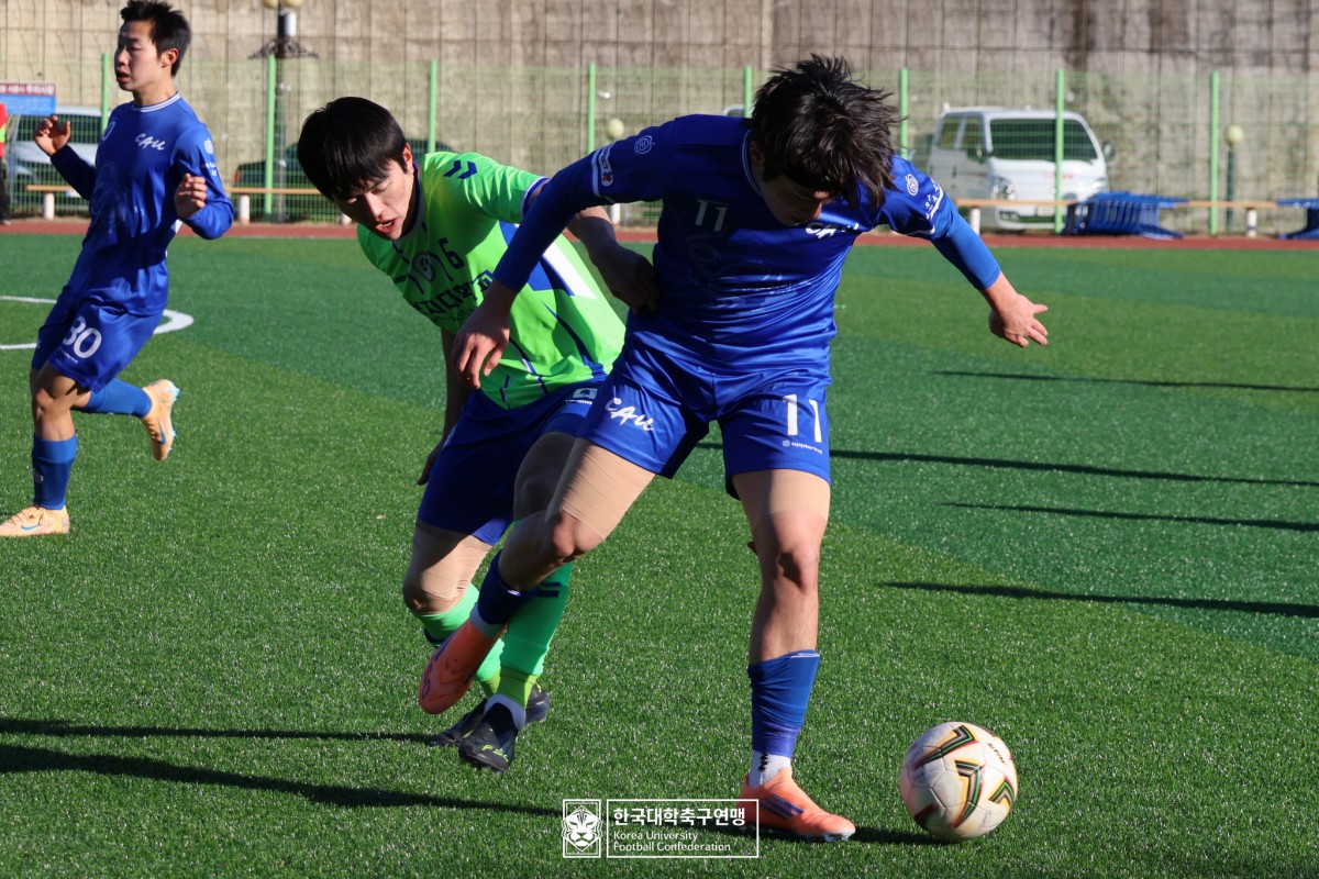 제22회 1,2학년대학축구대회 결승전 중앙대-상지대 9