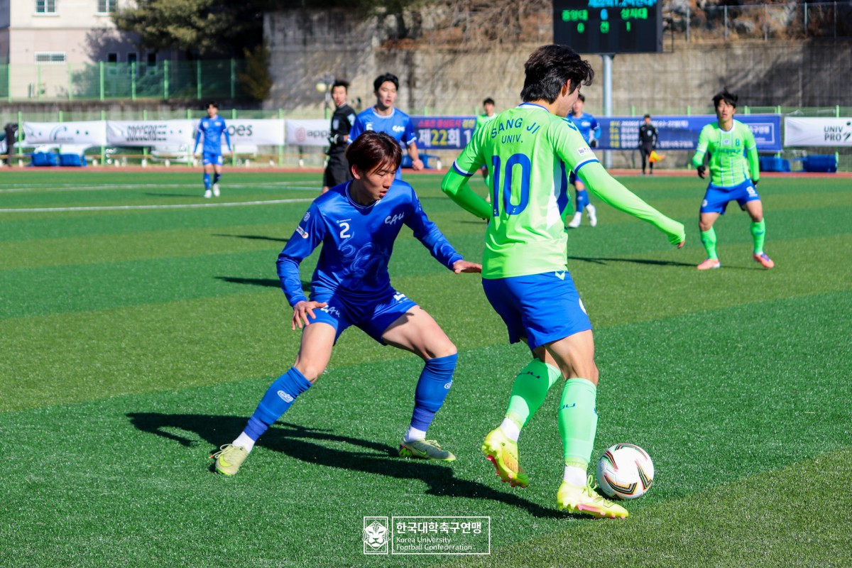 제22회 1,2학년대학축구대회 결승전 중앙대-상지대 20
