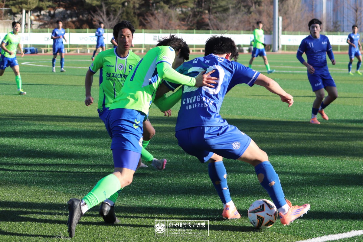 제22회 1,2학년대학축구대회 결승전 중앙대-상지대 32