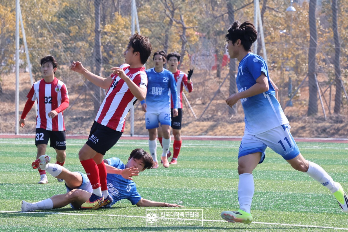 한산대첩기 제62회 춘계대학축구연맹전 8강 단국대-고려대 17