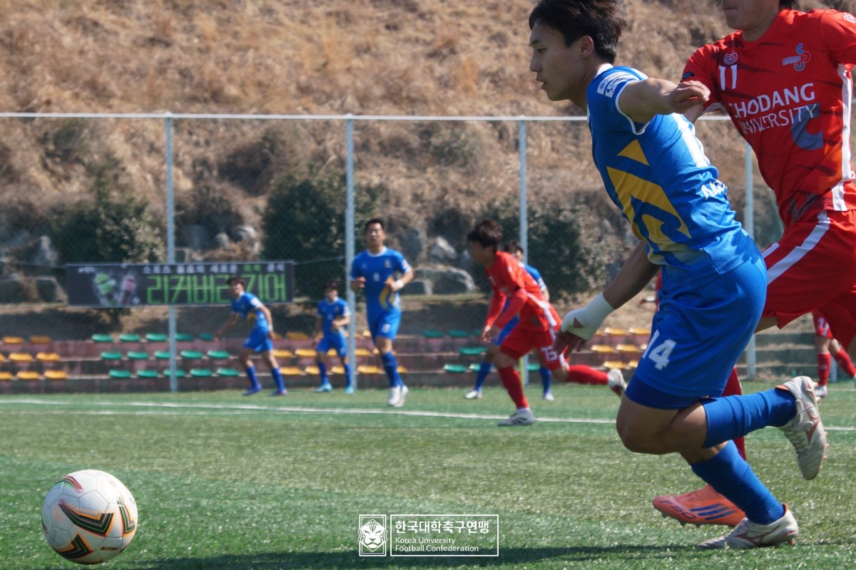 한산대첩기 제62회 춘계대학축구연맹전 8강 아주대-초당대 12