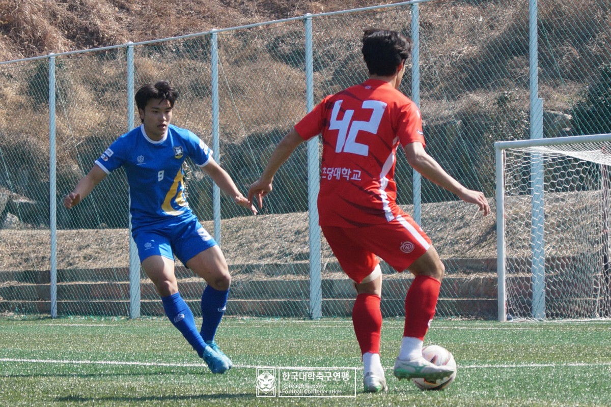 한산대첩기 제62회 춘계대학축구연맹전 8강 아주대-초당대 19