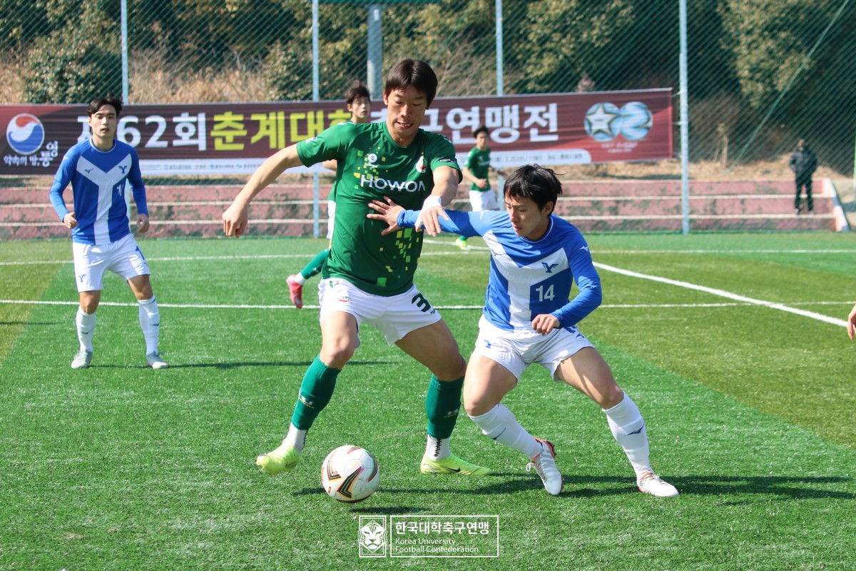 한산대첩기 제62회 춘계대학축구연맹전 8강 호원대-연세대 22
