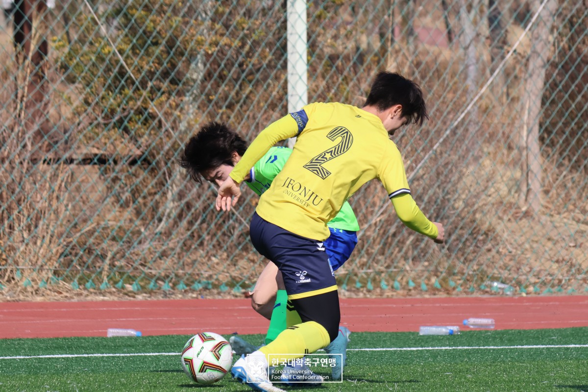통영기 제62회 춘계대학축구연맹전 8강 상지대-전주대 21