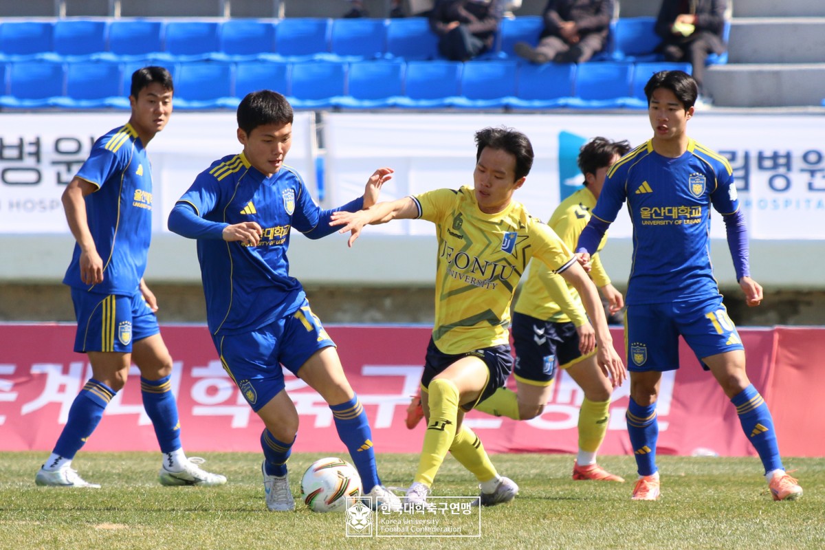 통영기 제62회 춘계대학축구연맹전 결승 울산대-전주대 34