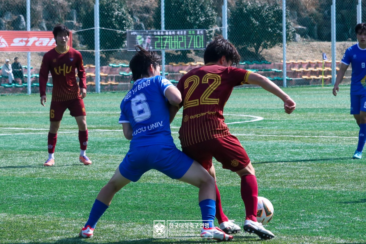 한산대첩기 제62회 춘계대학축구연맹전 4강 경희대-아주대 18