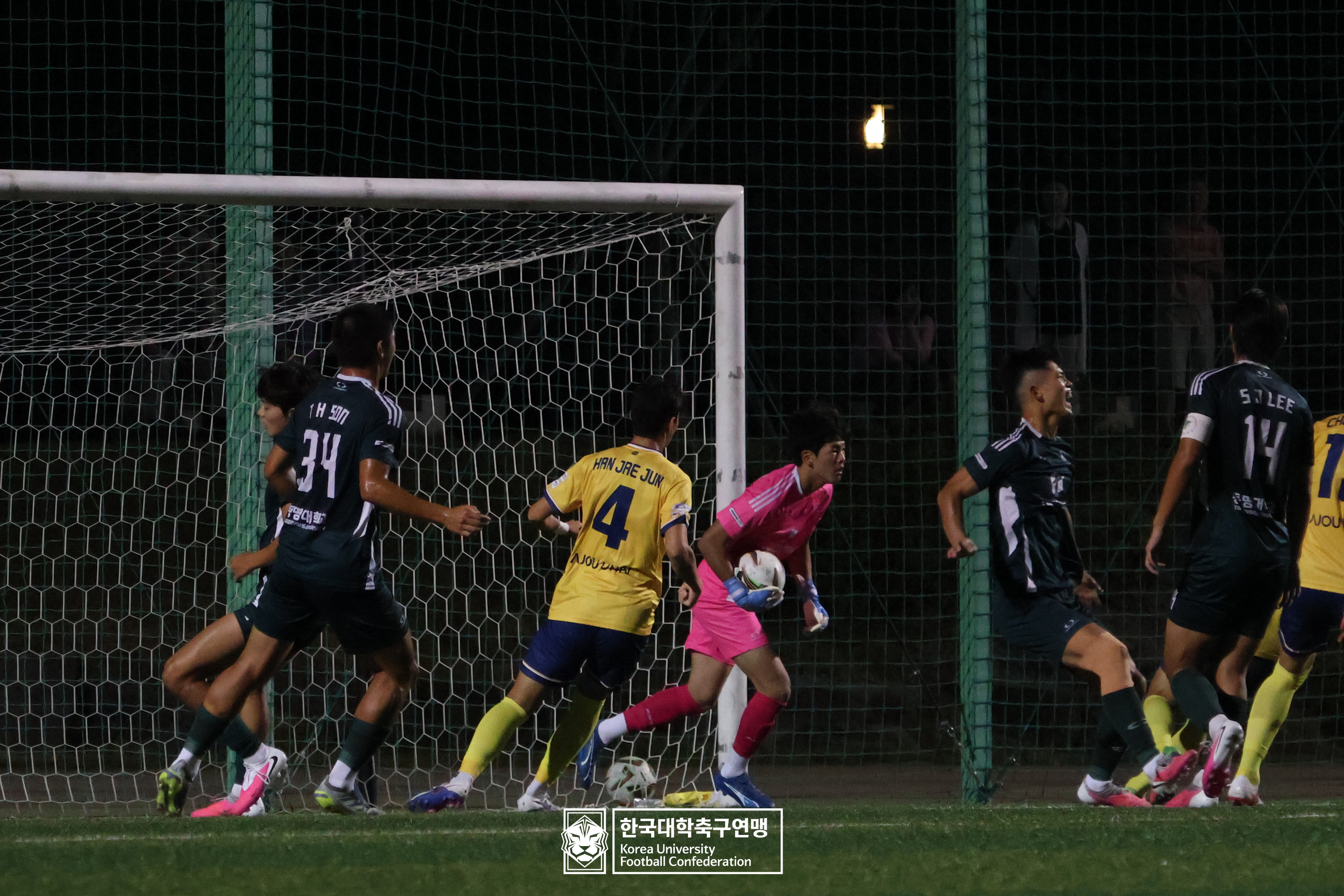 제21회 1·2학년 대학축구연맹전 황가람기 예선 1일차 동명대 vs 아주대 17