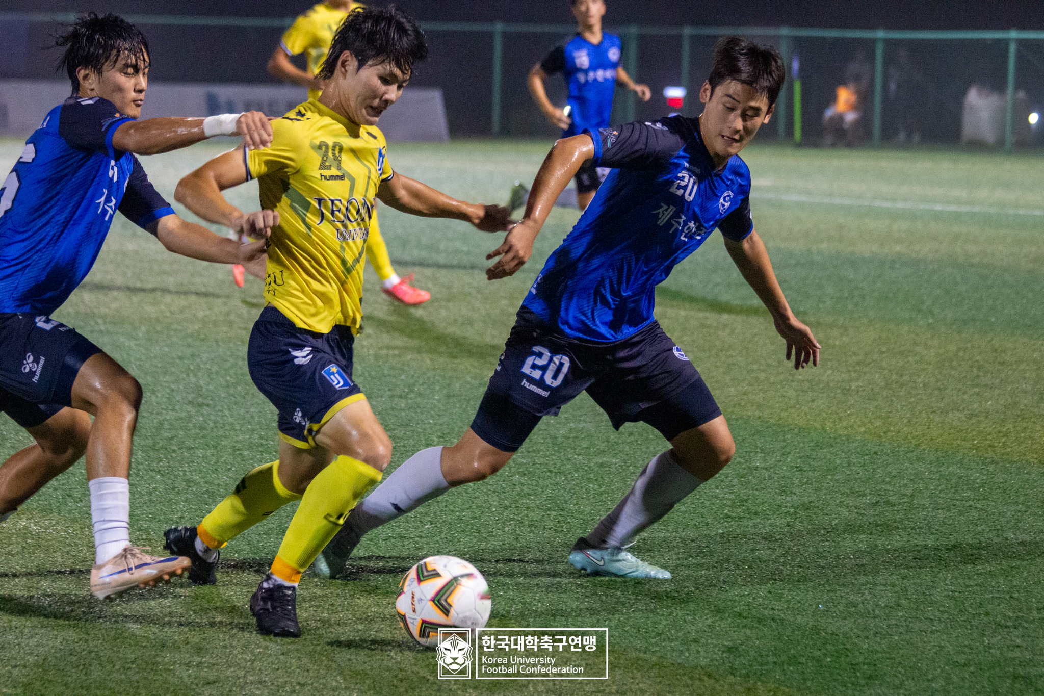 제21회 1·2학년 대학축구연맹전 죽죽장군기 예선 3일차 제주한라대 vs 전주대 19