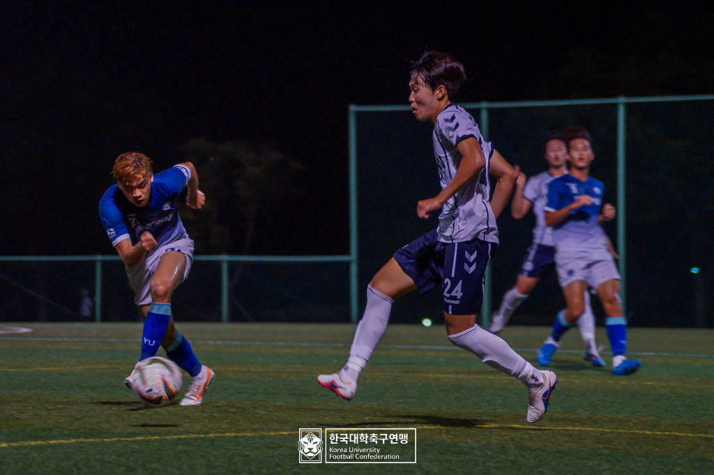 제21회 1·2학년 대학축구연맹전 죽죽장군기 예선 2일차 영남대 vs 칼빈대 26